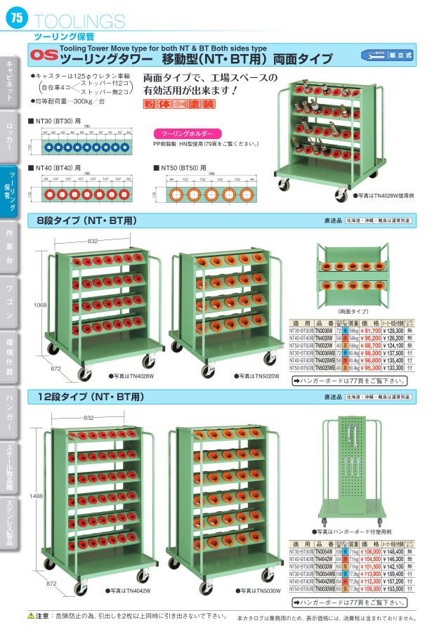 OS CABINET 2022 工場什器備品 総合カタログ